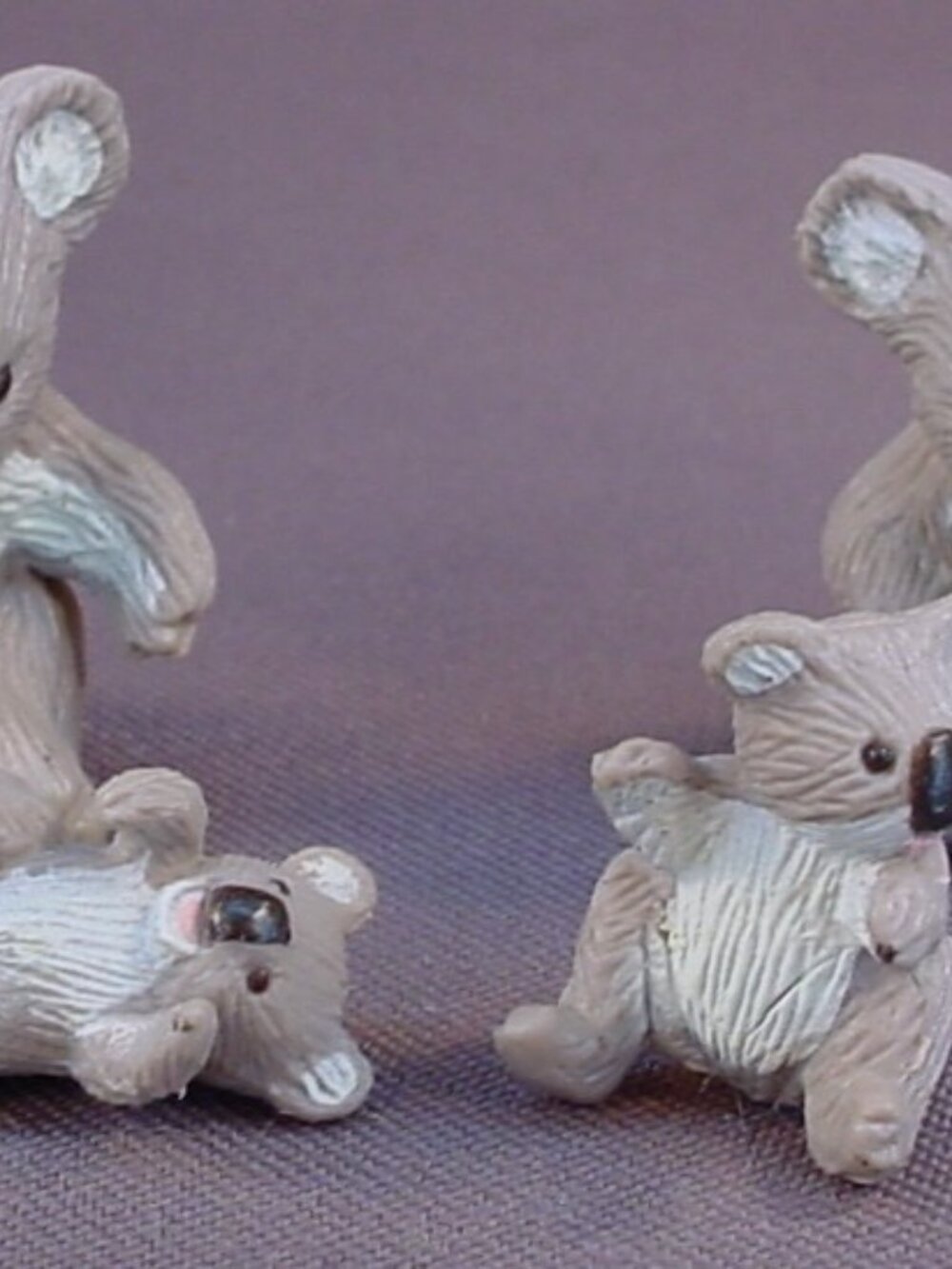 Puppy In My Pocket, Koala Bear Family, #7 Katie, Set Of 2 Mothers & 2 Babies
